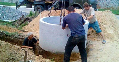 Установка колец